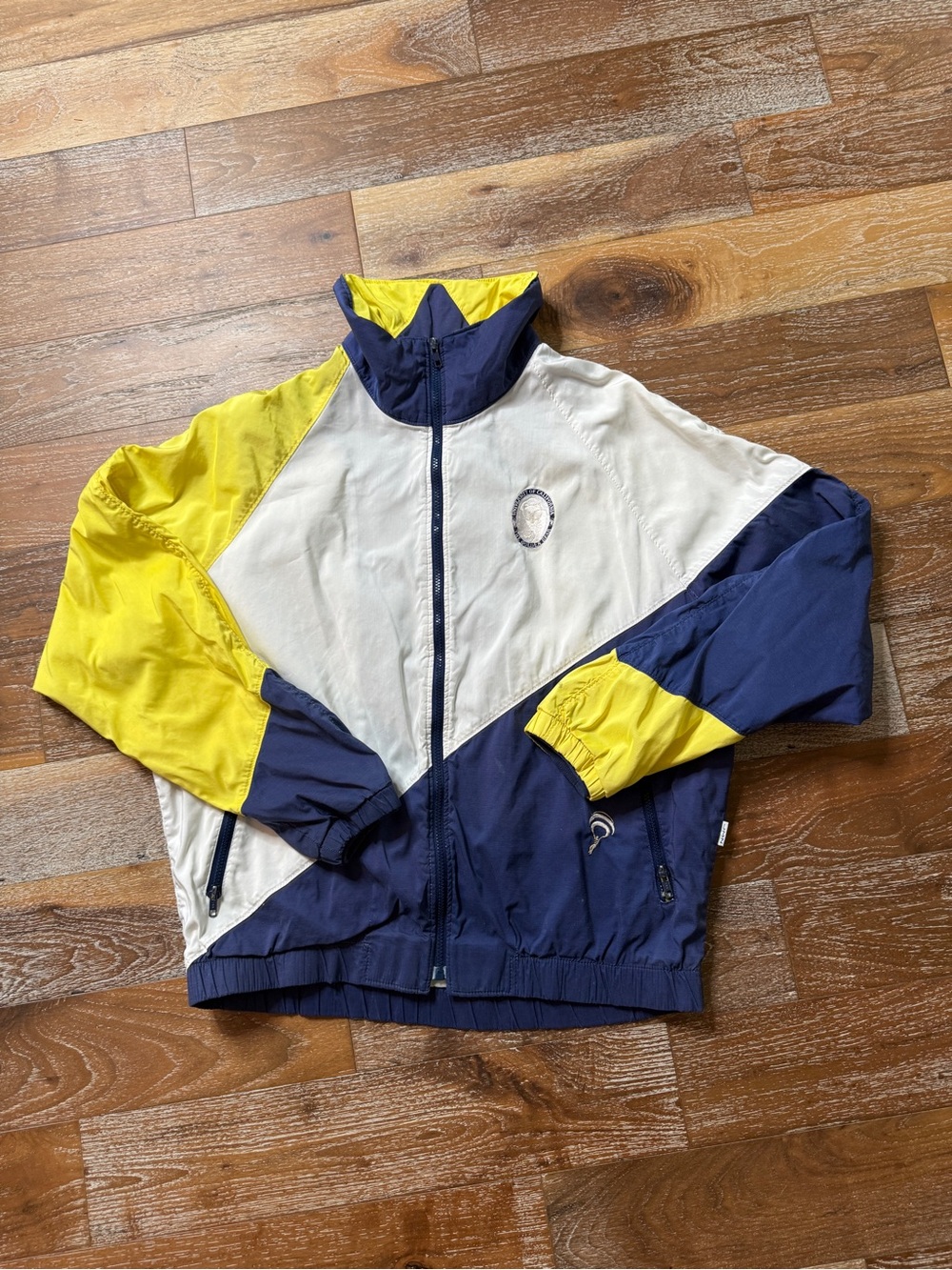 Vintage JMN Jammin Colorblock Windbreaker / University of California / Men’s L